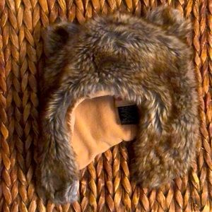 Toffee & Apple Faux Fur Bear 🐻 Hat